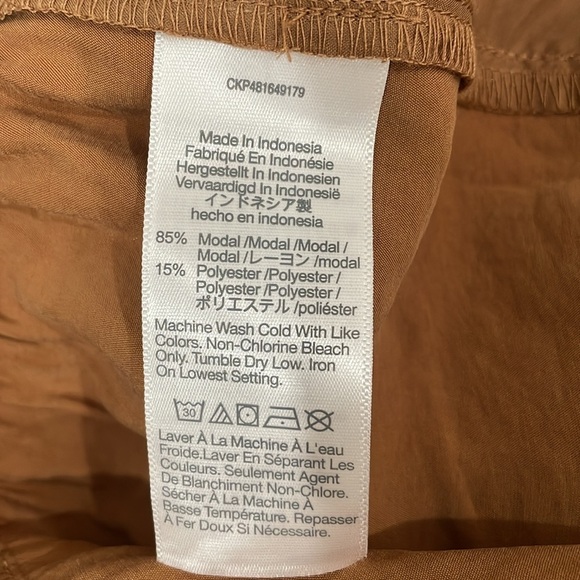 NWT Madewell Pull On Wide Leg Drapey Trouser Pants Size L - Picture 11 of 11